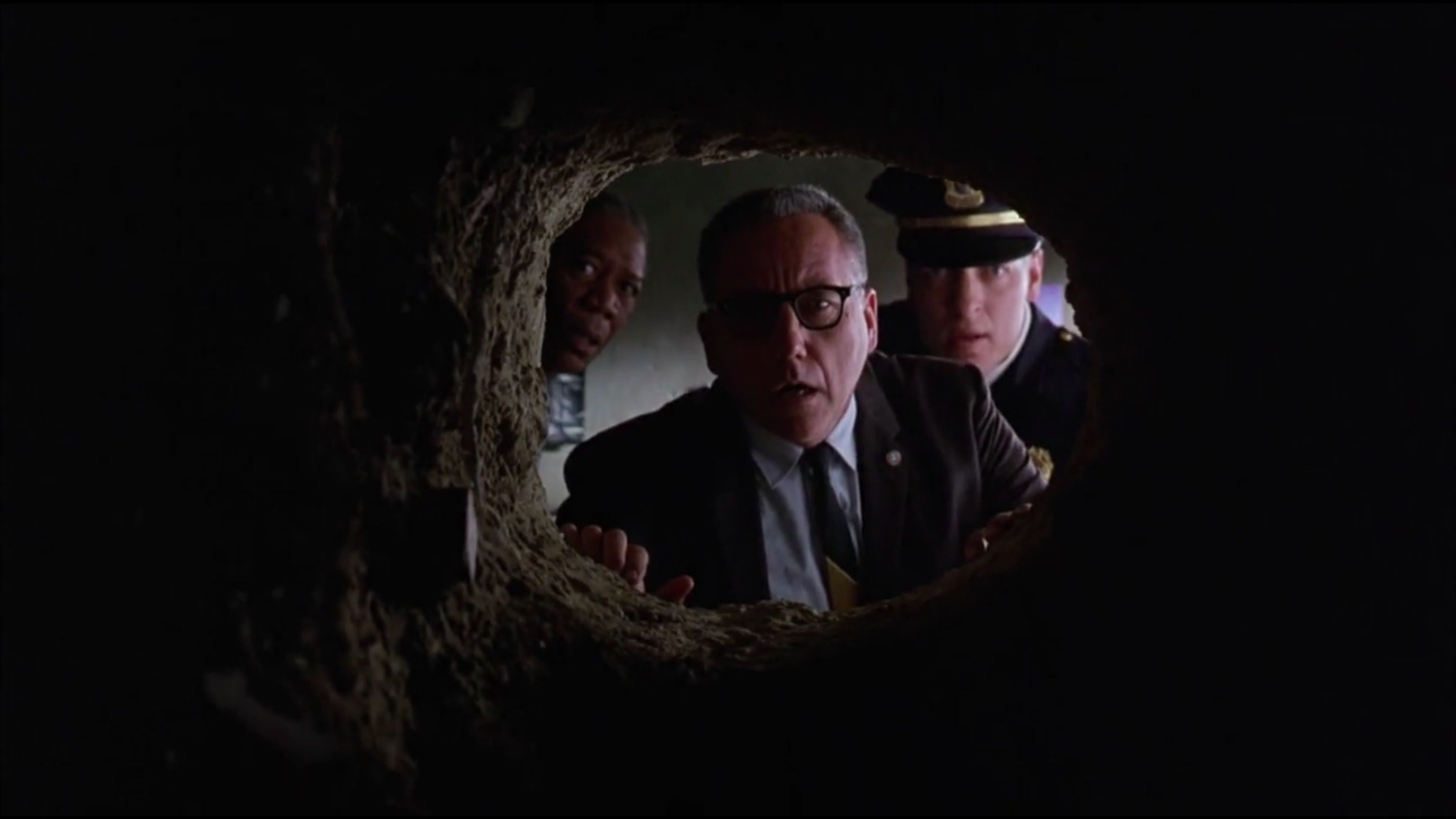  Andy Dufresne 'escapes' The Shawshank prison