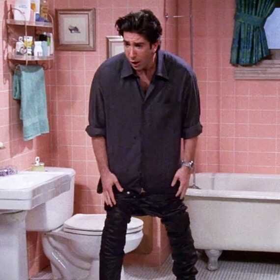  Ross and his paste pants 👖