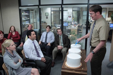  Dwight fires kevin & toby in 'The Finale'
